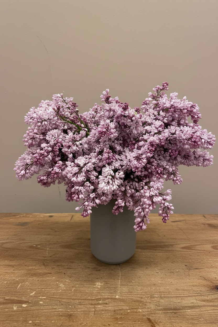 The Purple Lilac Stem